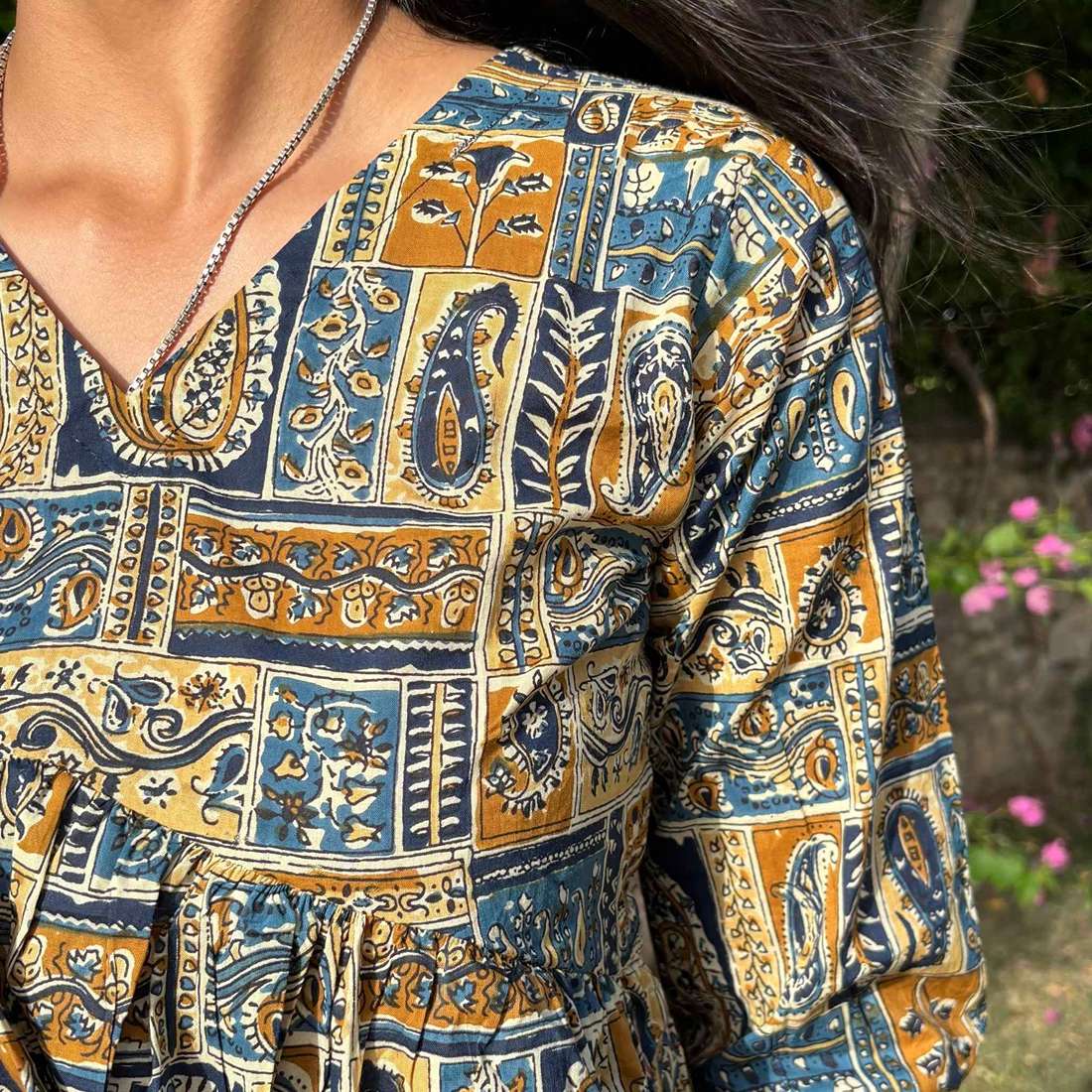 Pure Cotton Alia Cut Printed Short Kurti For Women