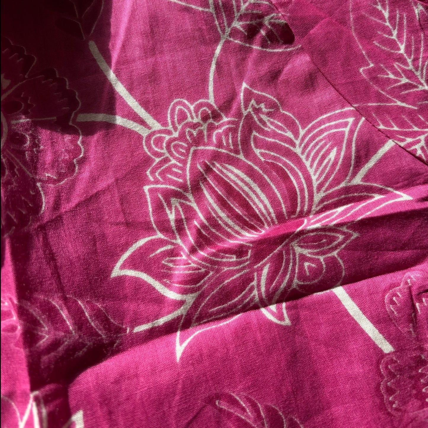 Dark Pink Color Pure Cotton Crop Shirt For Women