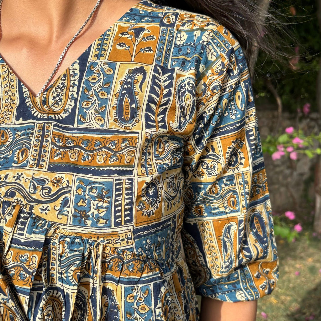 Pure Cotton Alia Cut Printed Short Kurti For Women